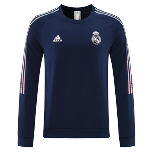 2021/22 Real Madrid Navy Travel Training Sweatshirt